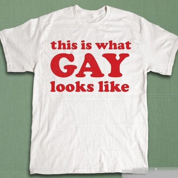 This Is What Gay Looks Like Shirt, Funny LGBTQ Tee - Picture 1 of 3